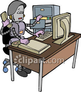 File:Robot Secretary Royalty Free Clipart Picture 081007-016112-433042.jpg