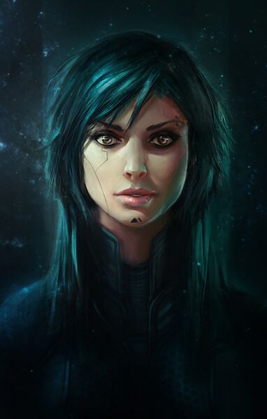 File:1019x1600 7445 Kaa 2d sci fi portrait female girl woman cyborg cyberpunk picture image digital art.jpg