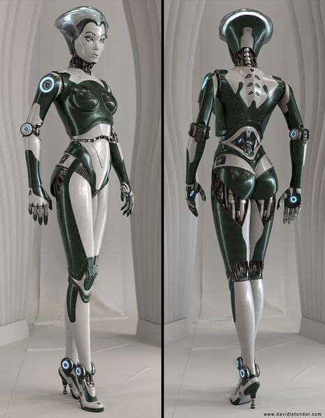 File:Robotskin Female Android by David Letondor.jpg