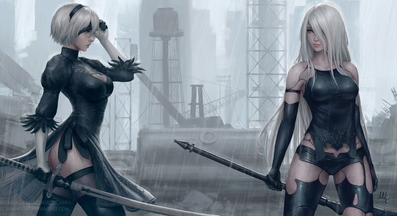 File:2B and A2 by Mirco Cabbia.jpg